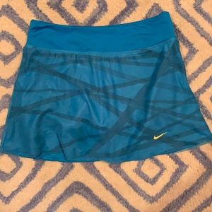 Girls Blue Nike Tennis Skirt